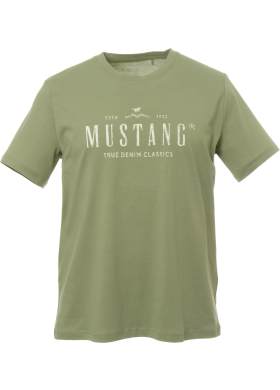 Triko Mustang Style Alex C Print pánské zelené