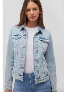 Džínová bunda Mavi Daisy dámská světle modrá