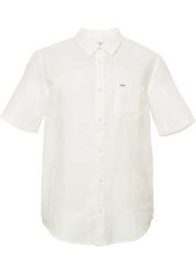 Košile Wrangler 1PKT Worn White pánská bílá