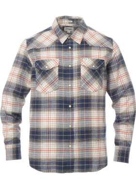 Košile Wrangler Western Shirt pánská modro-červená