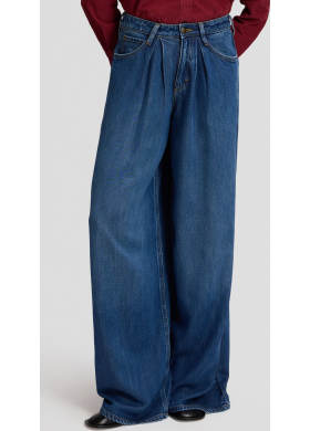 Lee jeans Pleated Fresh Blanket dámske modré