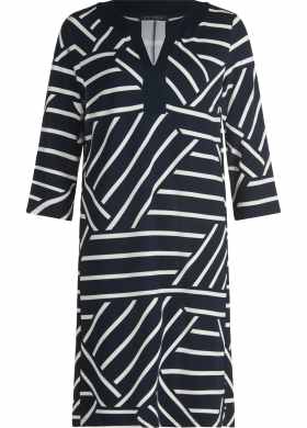 Šaty Betty Barclay dámské tmavě modro-bílé