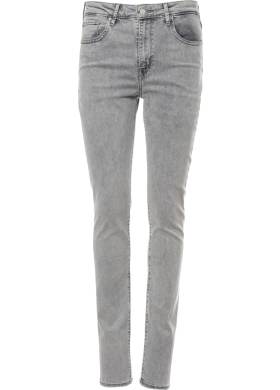 Levi´s® jeans 721 High Rise Skinny Rock Bottom dámské šedé