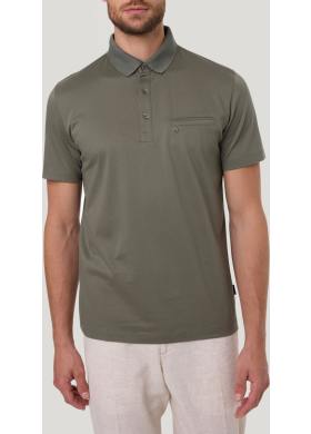Polo triko Pierre Cardin pánské olivové