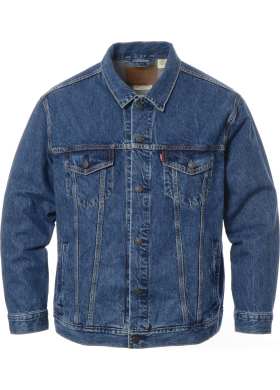 Džínová bunda Levi´s® Relaxed Fit Trucker pánská modrá