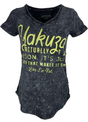 Tričko Yakuza Nice Person Dye V Neck