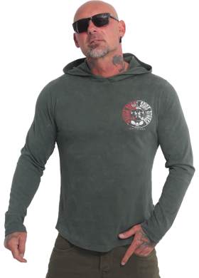 Tričko Yakuza Galvanic Circle Dye Hooded