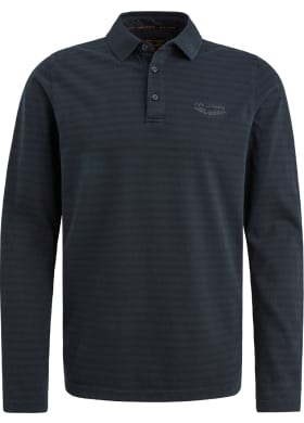 Polo triko PME Legend Subtle Strips pánské tmavě modré