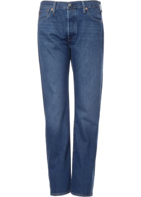 Levi´s® jeans 501 Original Medium Indigo pánské modré