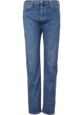 Levi´s® jeans 501 Original Medium Indigo pánské modré