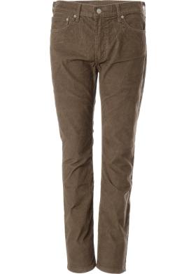 Manšestrové kalhoty Levi´s® 511 Slim Rain Drum pánské hnědé