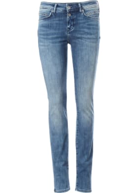 Mustang jeans Jasmin Jeggings dámske modré