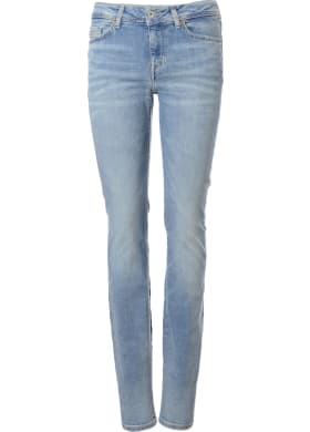 Mustang jeans Jasmin Jeggings dámske modré