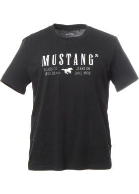 Tričko Mustang Style Alex C Print pánske čierne