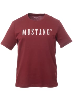 Tričko Mustang Style Austin pánske vínové
