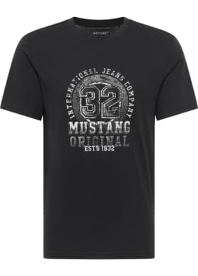 Triko Mustang Style Austin pánské černé