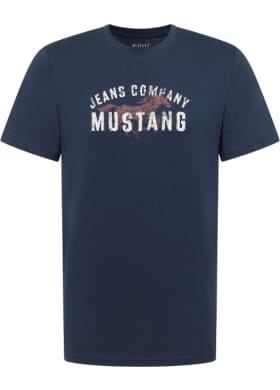 Tričko Mustang Style Austin pánske tmavo modré