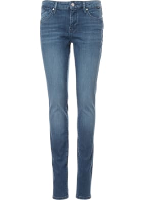 Mavi jeans Adriana Dark Blue Brushed Glam dámské modré