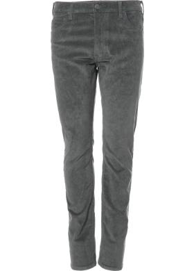 Manšestrové kalhoty Lee Rider Dark Muted Gray pánské tmavě šedé