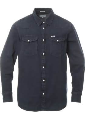 Košile Wrangler Western Midnight Rodeo pánská tmavě modrá