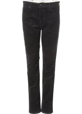 Manšestrové kalhoty Wrangler Greensboro Black pánské černé