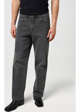 Wrangler jeans Loose Straight Sandstorm pánské šedé