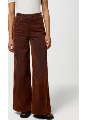 Wrangler jeans Canyon Cinnamon Chill dámské hnědé