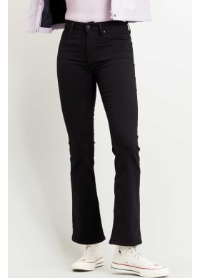 Levi's® jeans 725 High Rise bootcut Night is Black dámske čierne