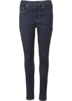 Levi´s® jeans 721 High Rise Skinny Blue Wave Rinse dámské tmavě modré