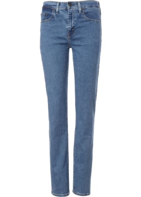 Levi´s® jeans 724 High Rise Straight Beach Break dámske modré