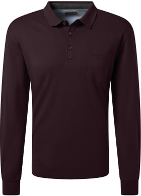 Polo tričko Pierre Cardin pánske tmavo vínové