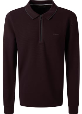 Polo triko Pierre Cardin pánské tmavě vínové