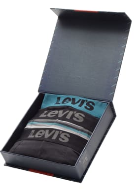 Boxerky Levi's® Giftbox YD Multi 3pack čierno-modré