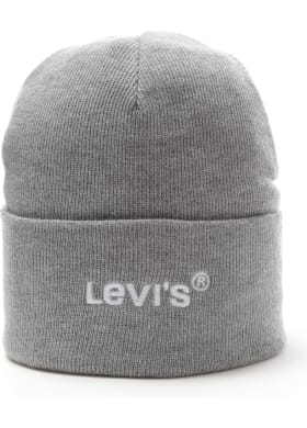 Kulich Levi's® Wordmark Beanie sivý