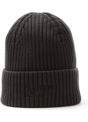 Čiapka Levi´s® Poster Logo Beanie čierna