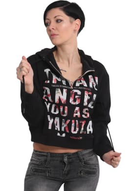 Mikina Yakuza Angel Cropped