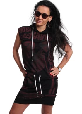 Tričko Yakuza Power Hooded  Dress