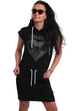 Tričko Yakuza Based Hooded  Dress