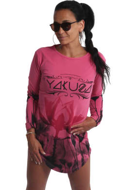 Tričko Yakuza Waving Flower T-Shirt Dress