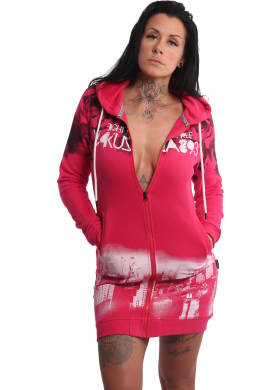 Mikina Yakuza Rose City Long Zip