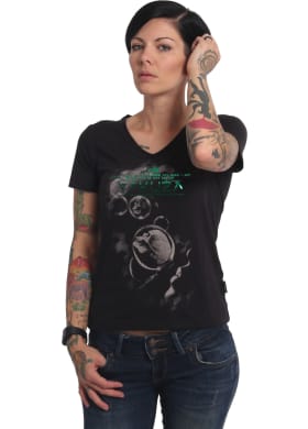 Tričko Yakuza Bubble Skull V Neck