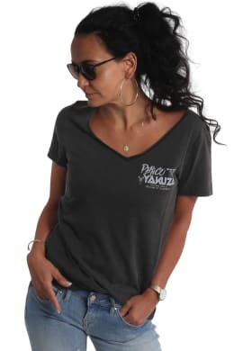 Tričko Yakuza Perico Dye V Neck