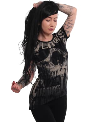Tričko Yakuza Dark Skull Long Tail