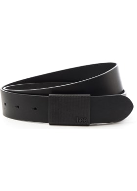 Kožený opasek Lee Buckle Belt Black černý