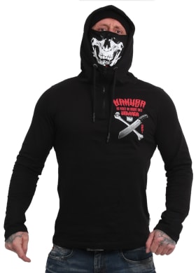 Tričko Yakuza No Mercy No Regret Hooded Ninja  T-Shirt