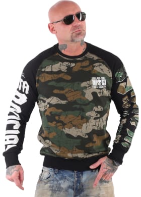 Mikina Yakuza Fck Two Face Raglan