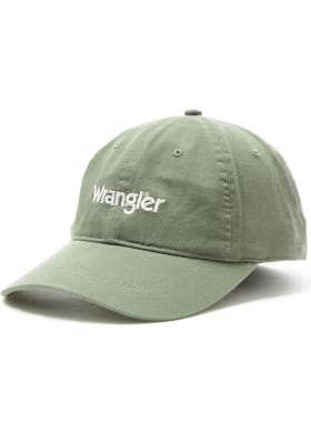 Šiltovka Wrangler Washed Logo Cap olivová