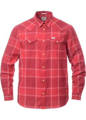 Košile Wrangler Western Formula Red pánská červená