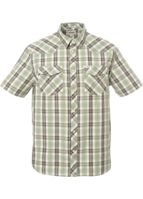 Košile Wrangler SS Western Shirt pánská zelená