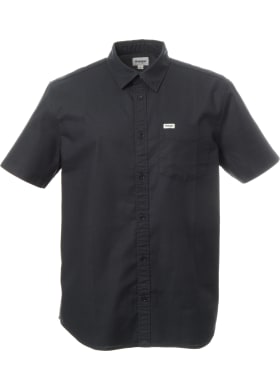 Košile Wrangler 1 PKT Shirt Black pánská černá